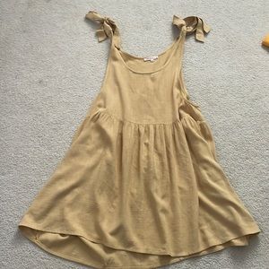 Lottie Moss Pale Yellow Dress - Small